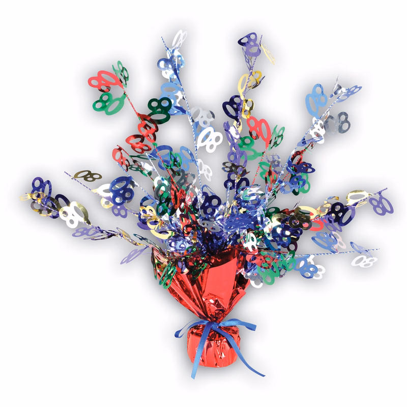Gleam 'N Burst Number 80 Centerpiece