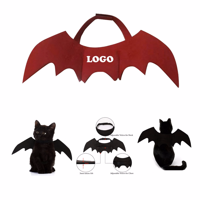 MOQ 10 pcs Bat Wing Pet Costume