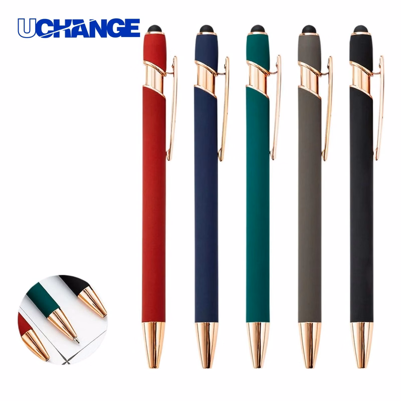 Laser Engraved Ballpoint Pen W Stylus