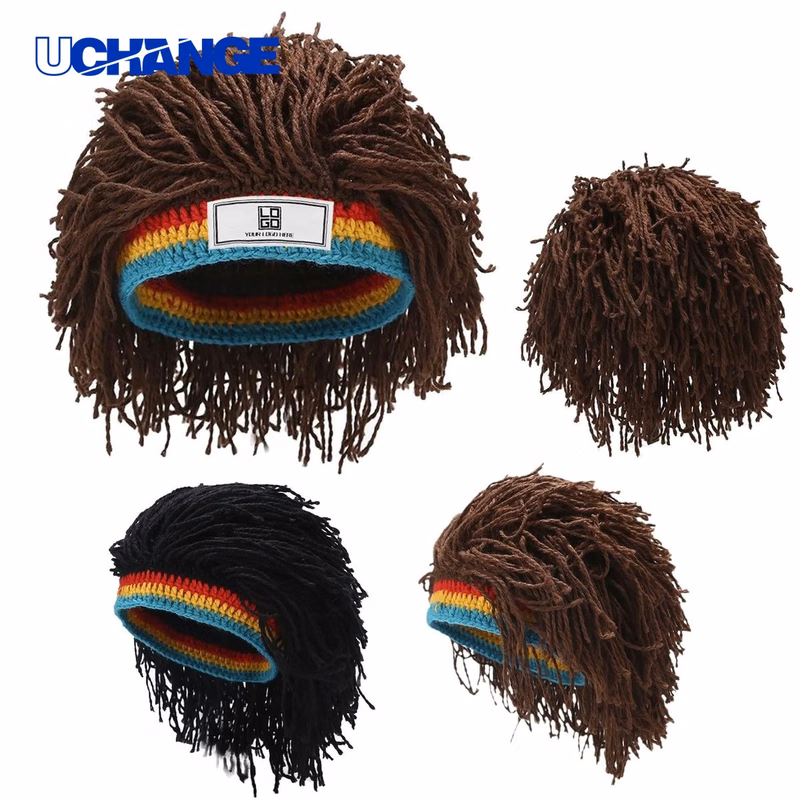 Knit Wig Hat with Dreadlocks
