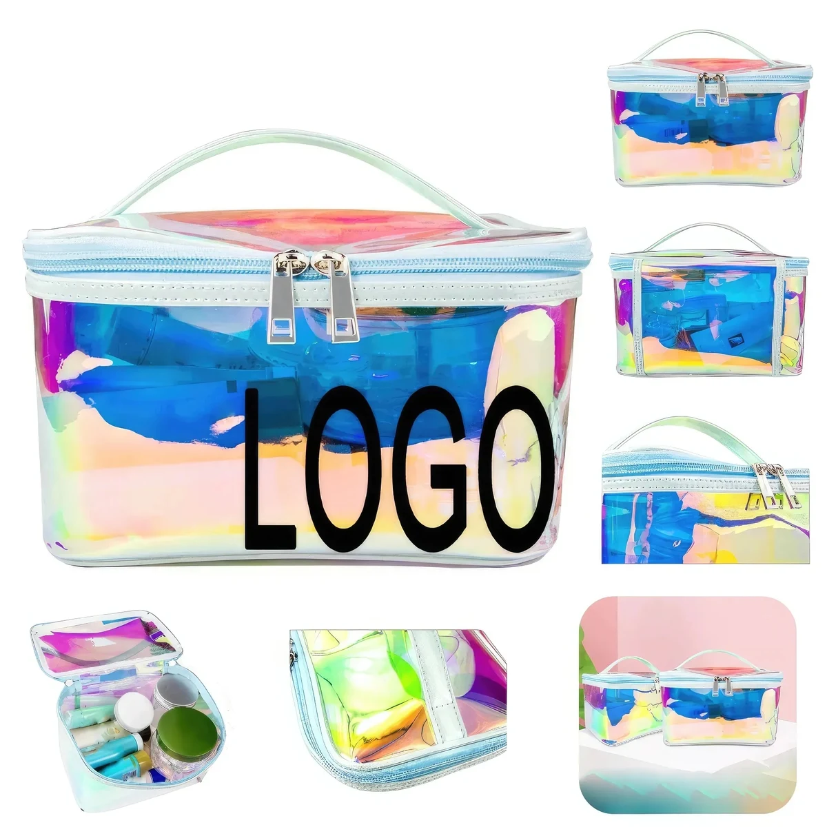 TPU Portable Travel Toiletry Bag & Makeup Cosmetic Organizer 1