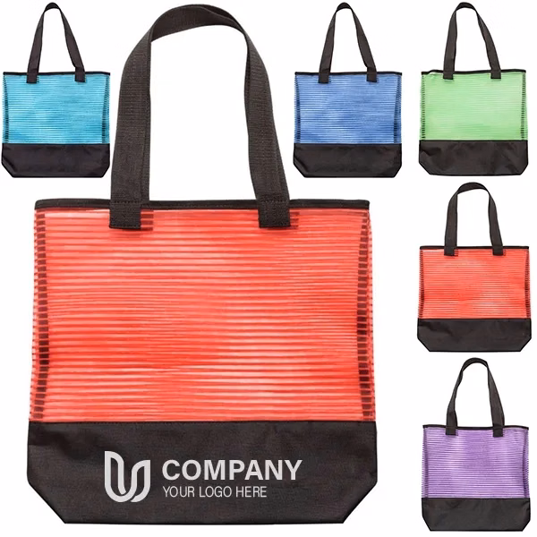 Waikiki Mesh Tote Bag -15x15x4.5