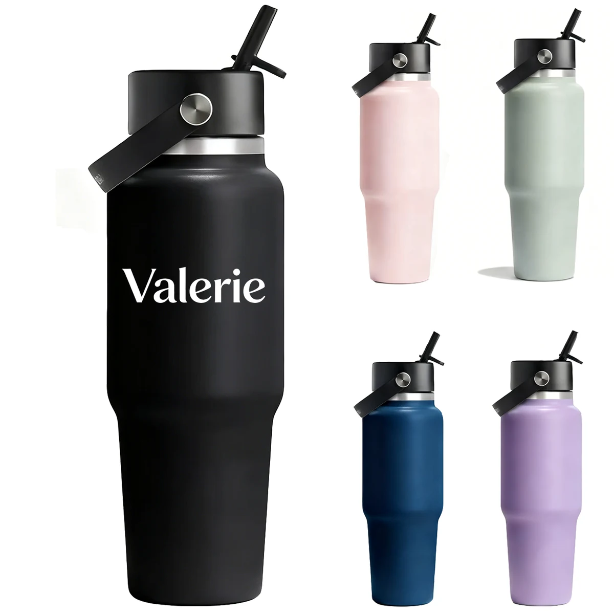 32oz Stainless Steel Vacuum Insulated Water Bottle, custom water bottle with logo imprint 1