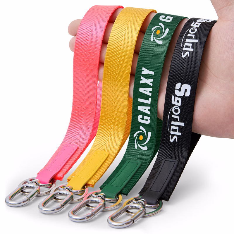 Nylon Woven Custom Printed Keychain Lanyard