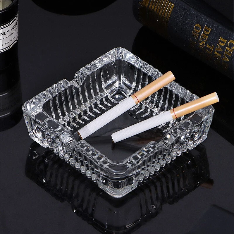 Square Glass Ashtray 1