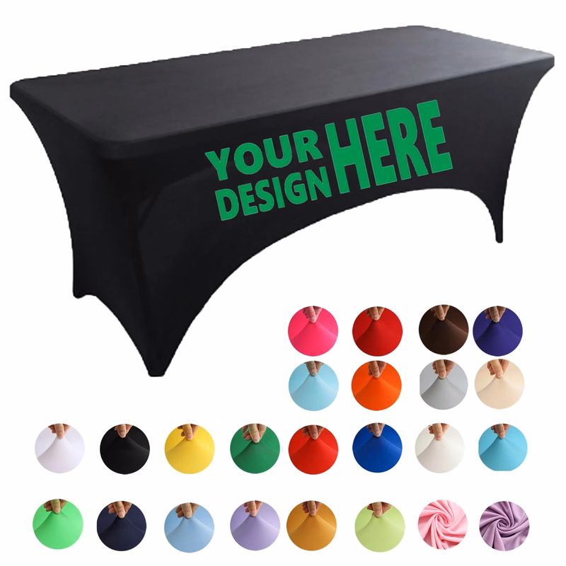 Custom 6FT 230G Full Color Upscale Hotel Restaurant Elastic