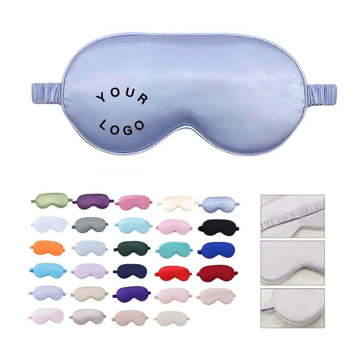 Comfort Fit Silk Eye Mask for Night or Travel 1