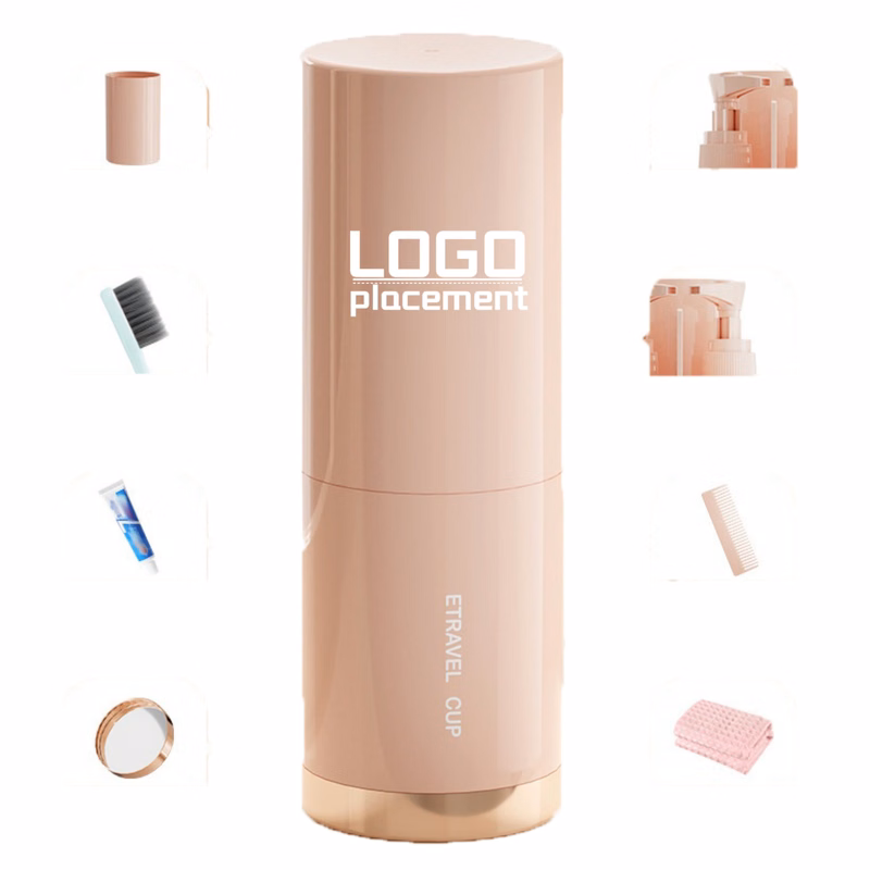 Customized toiletries, storage cups, travel gear