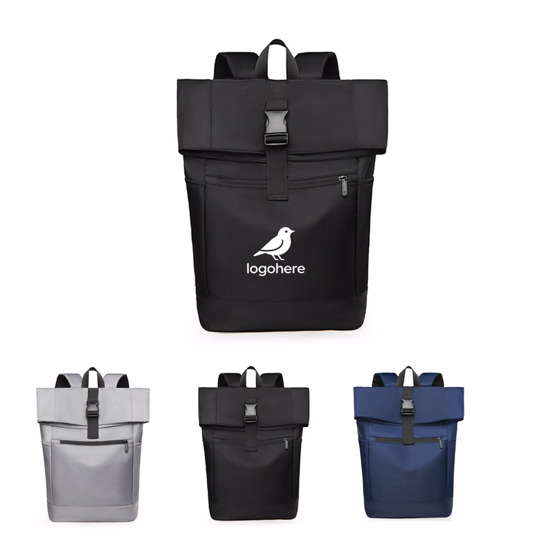MOQ 10 Large Roll Top Business Backpack