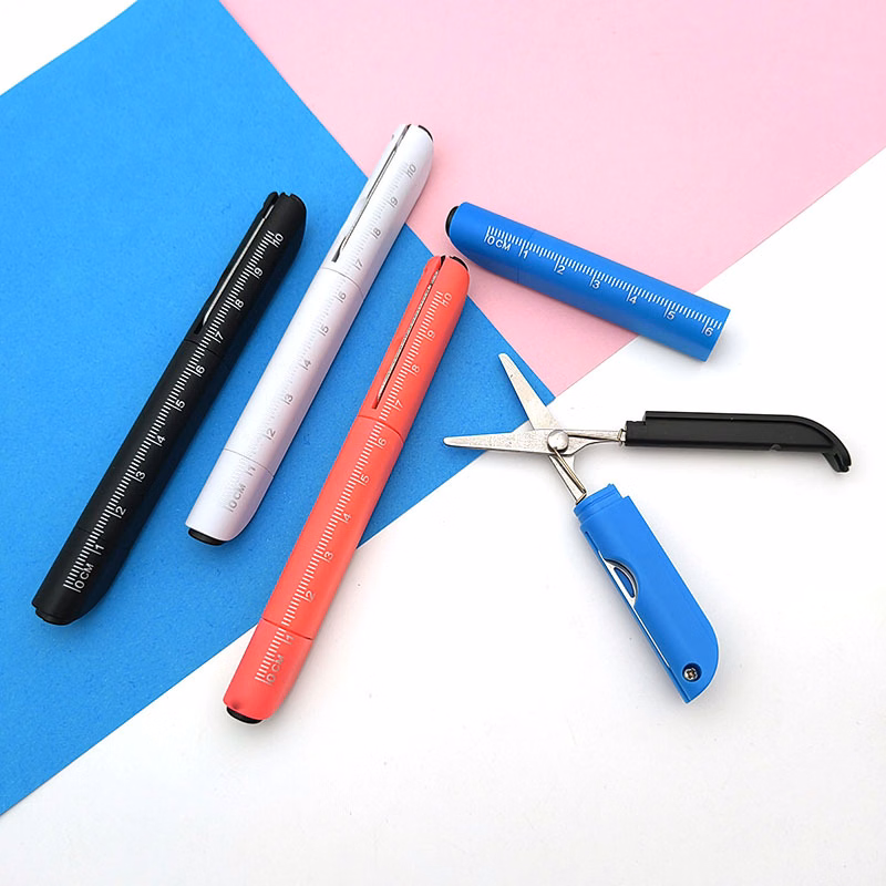 Multi-function Ballpoint Pen With Scale