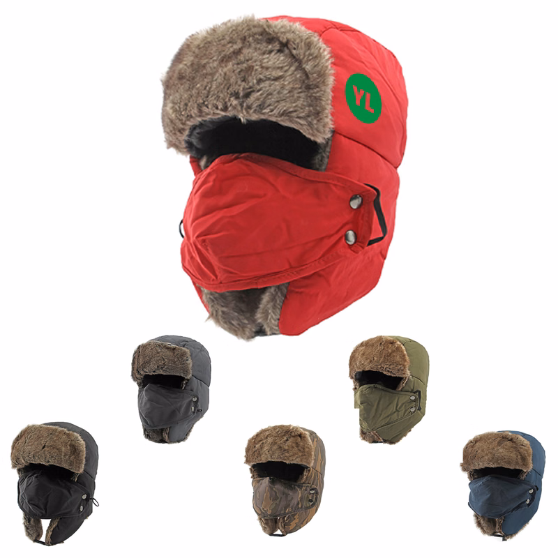 Winter Ear Protection Ski Hat With Mask