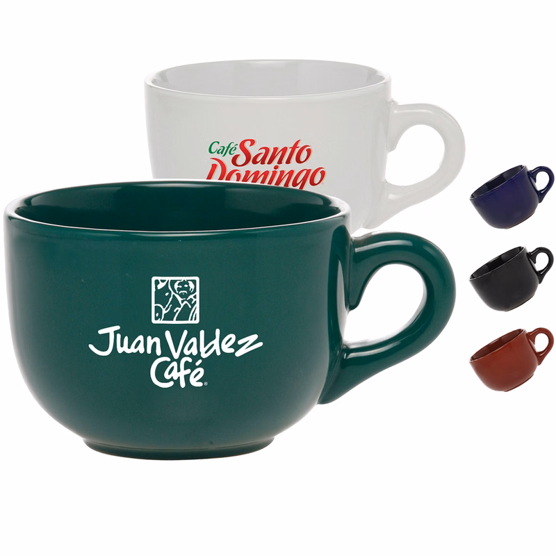 18 oz. Cappuccino Custom Ceramic Mugs