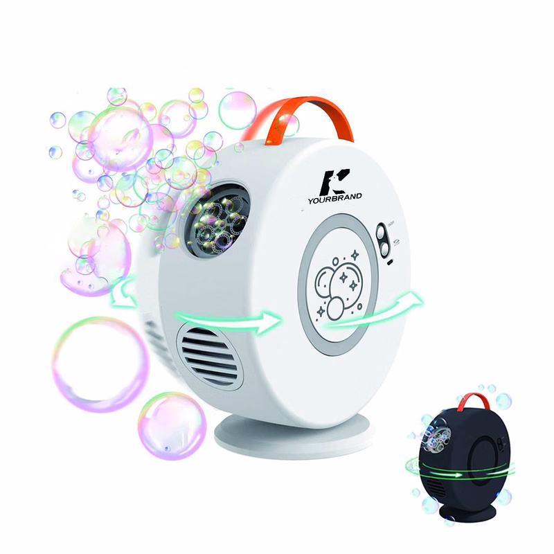 Outdoor party portable automatic rotating bubble machine