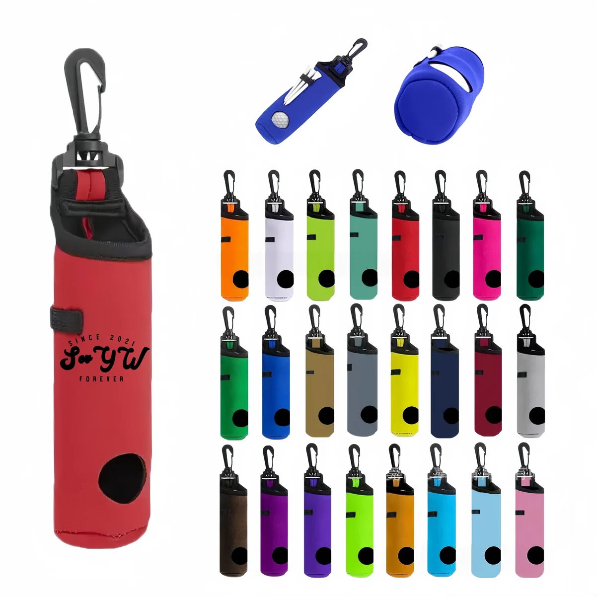 Golf Ball Pouch With Hanging Hook 1