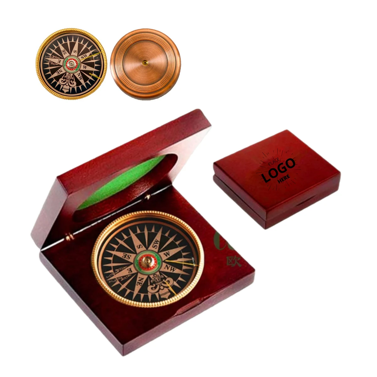 Functional Rosewood Compass Set 1