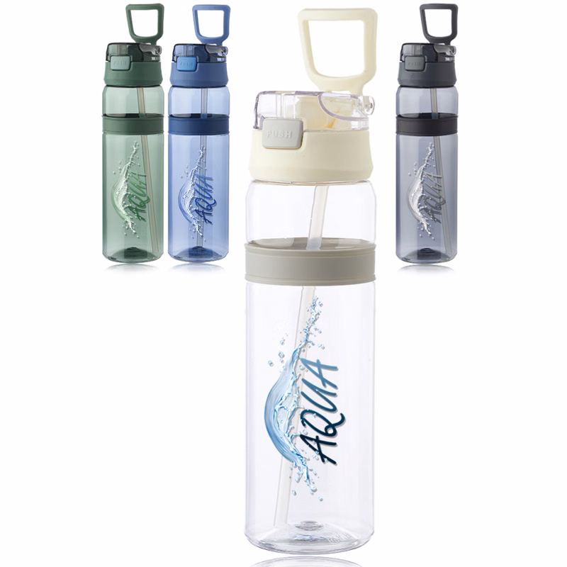 28 oz. Plastic Water Bottle with Carrying Handle