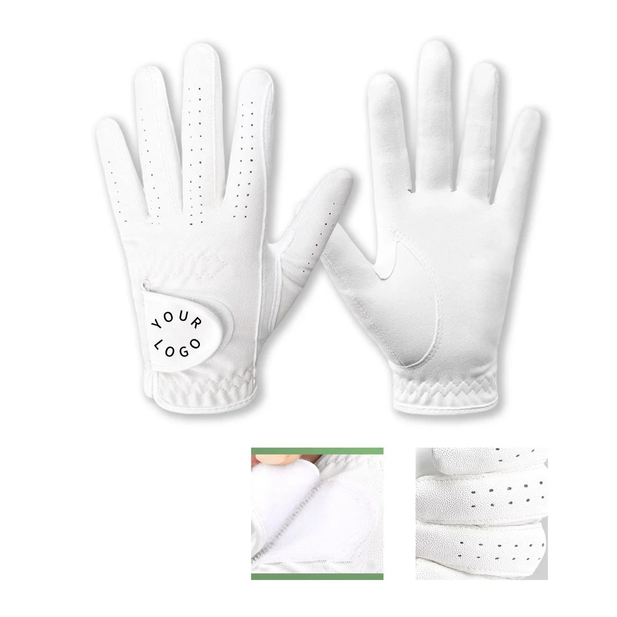 Breathable Suede Golf Gloves for Swing Grip 1