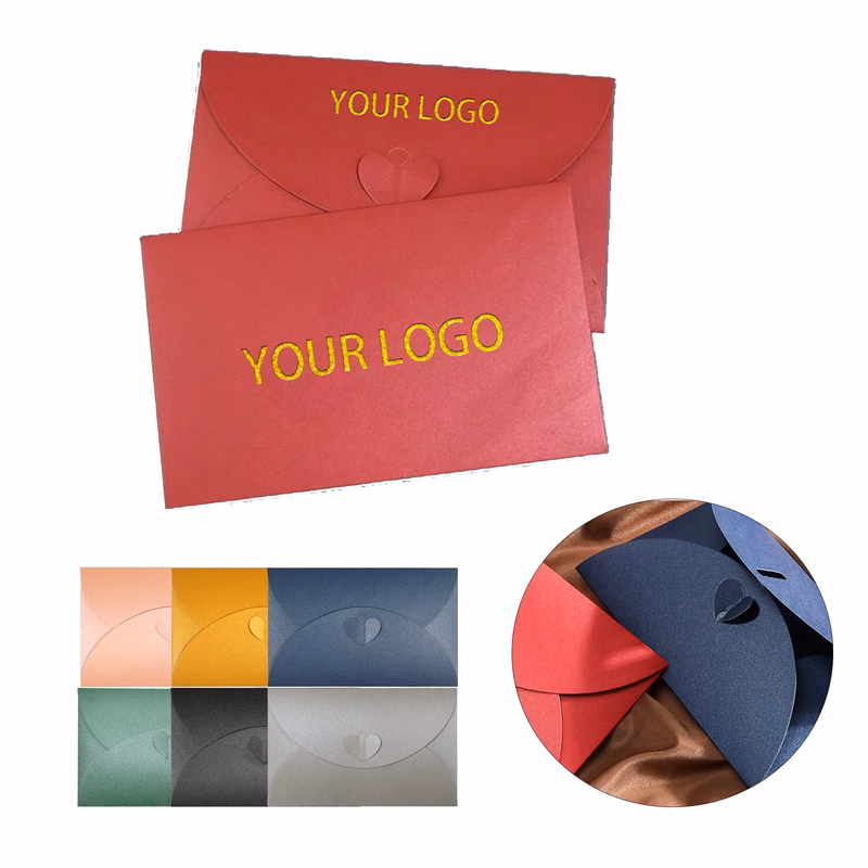 MOQ:50pcs Kraft Paper Envelopes