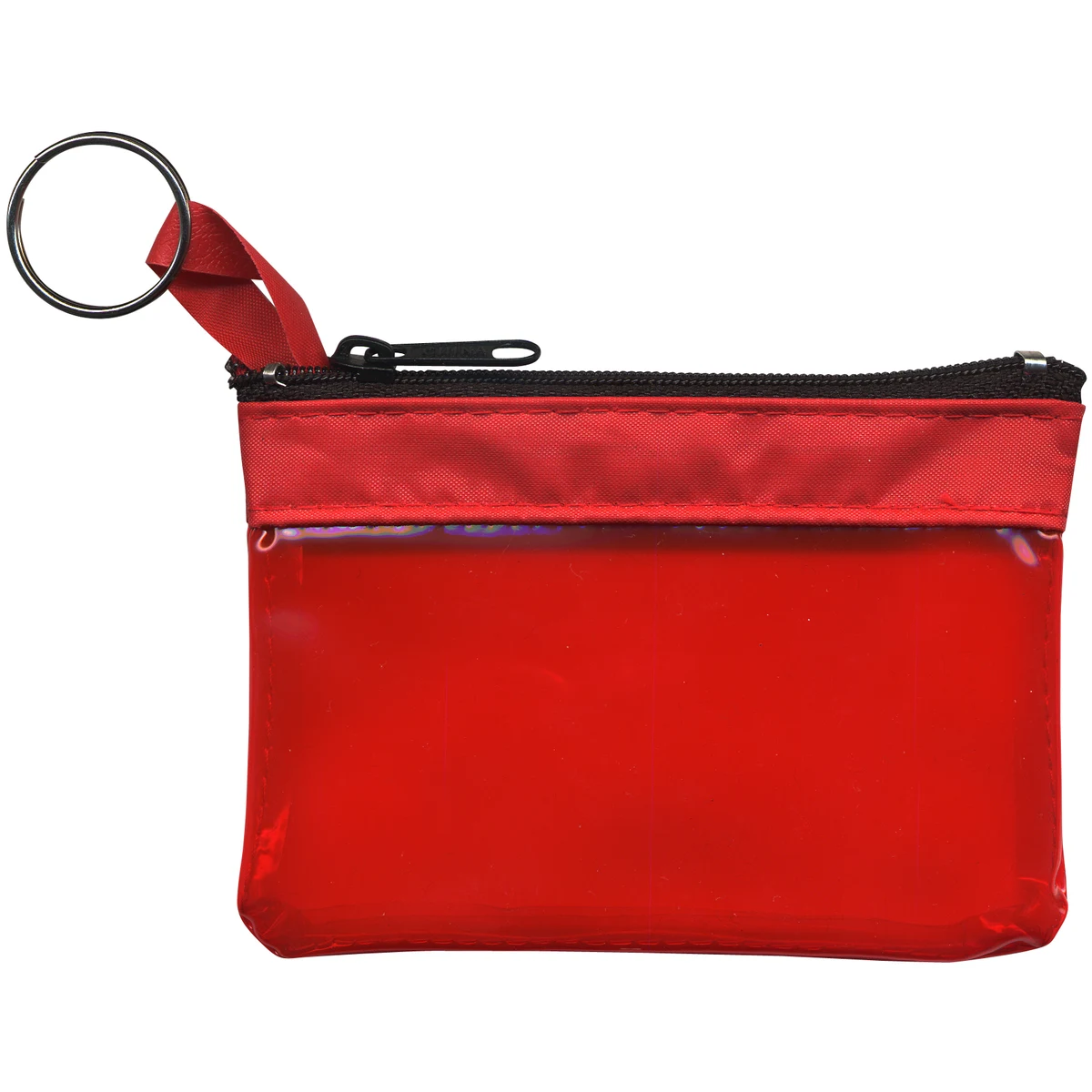 The Rainbow Translucent/ Crystal Clear Zip Pouches w/ Key Ring 1