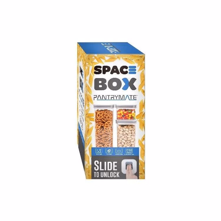 Space Box Storage Containers - 3 Pieces