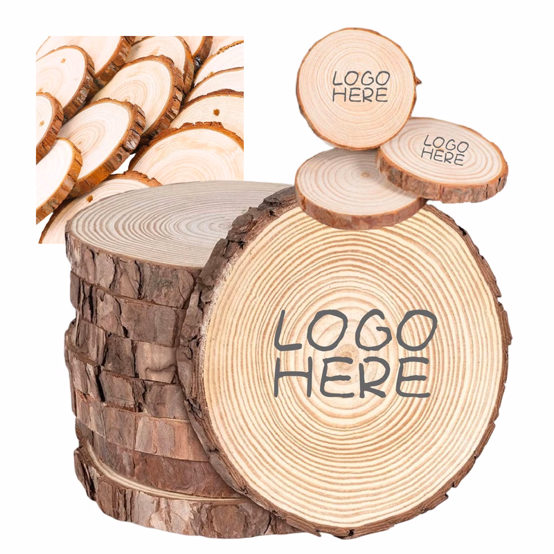 Nature Wooden Round Coaster