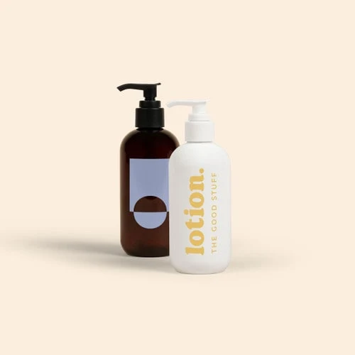8 OZ HAND LOTION WITH PUMP CAP - DIRECT PRINT 1