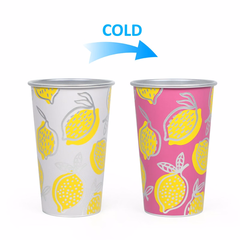 15 OZ Color Changing Stadium Aluminum Cup