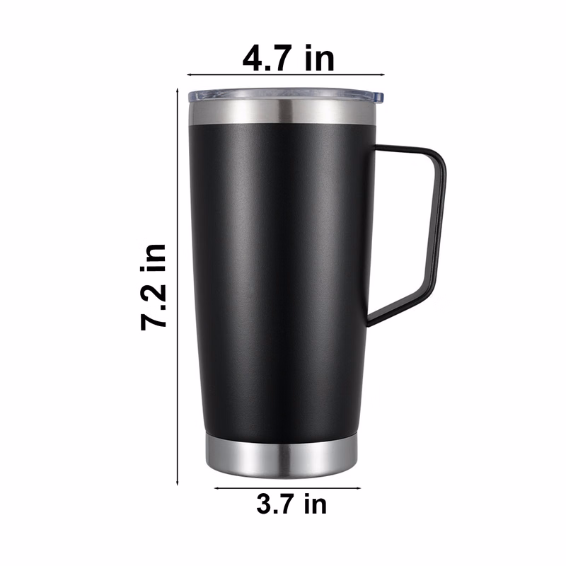 20oz Stainless Steel Insulated Tumbler w/ Handle