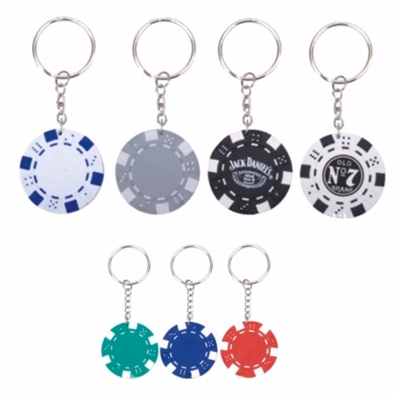 Poker Chip Keychain
