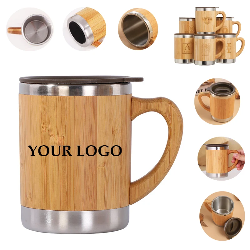 10oz Bamboo Shell Coffee Mug 1