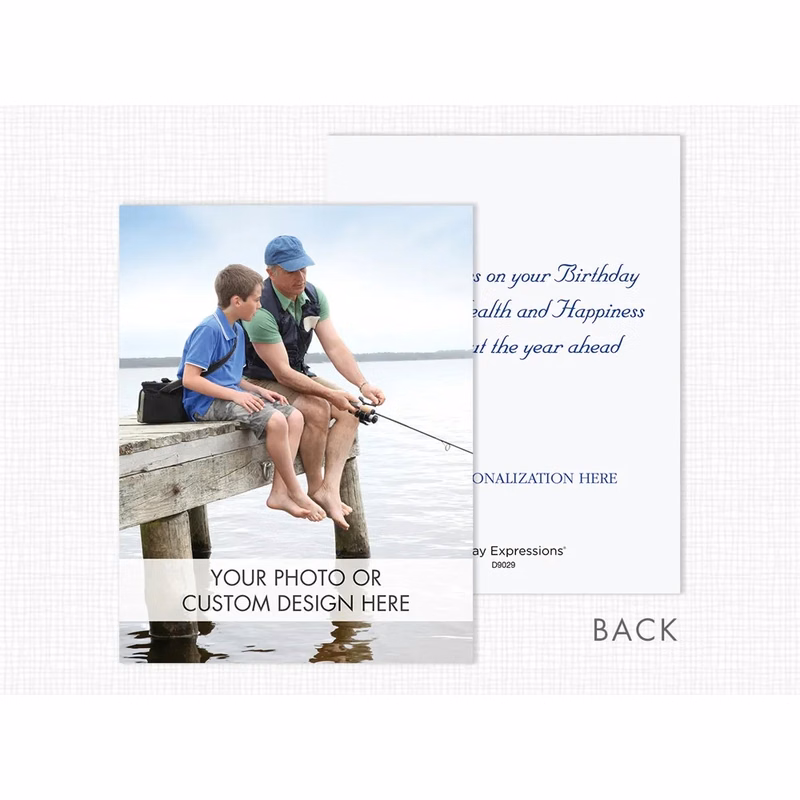 Custom Greeting Card (Vertical, Value Size, Flat)