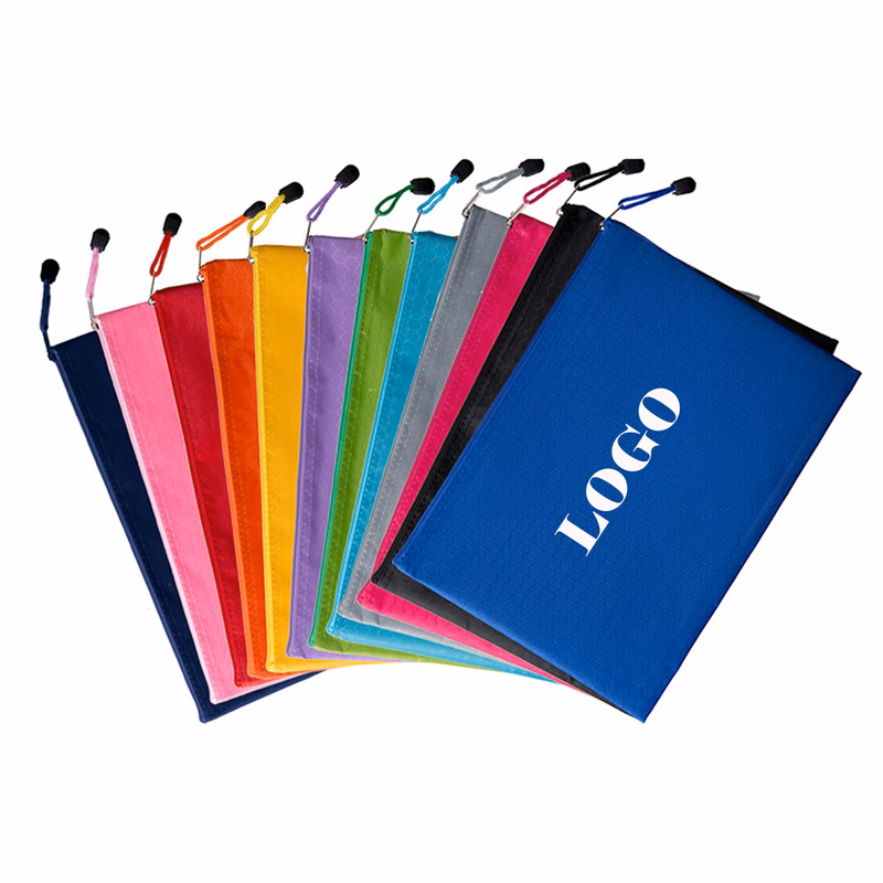 Oxford Waterproof Zipper File Bag for A4 Size