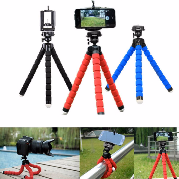 Universal Tripod + Bluetooth Shutter for Smartphones