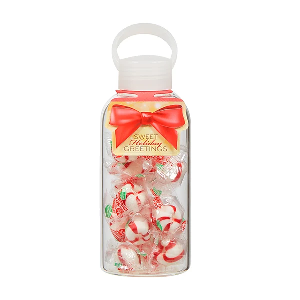 8 oz Kraver Bottle Peppermint Puffs Candy Set 1