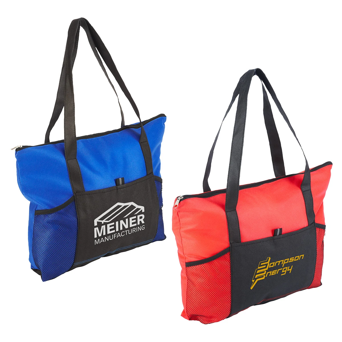 Feather Flight Non-Woven Zipper Tote Bag 1
