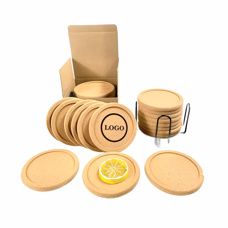MOQ50 Custom Eco-Friendly Cork Coaster