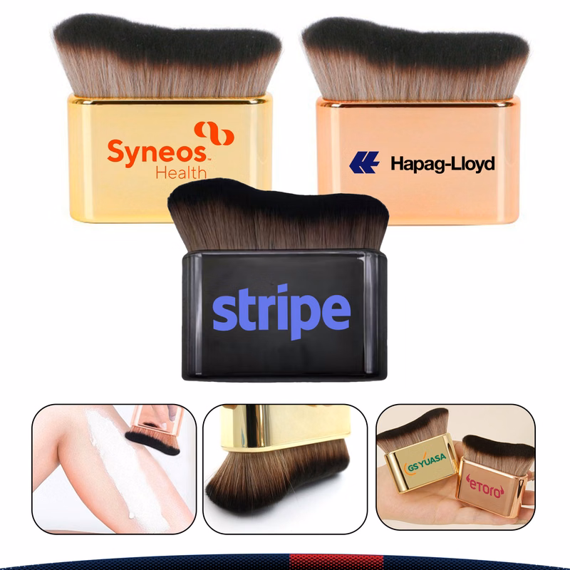 Wave-Shaped Foundation Brush