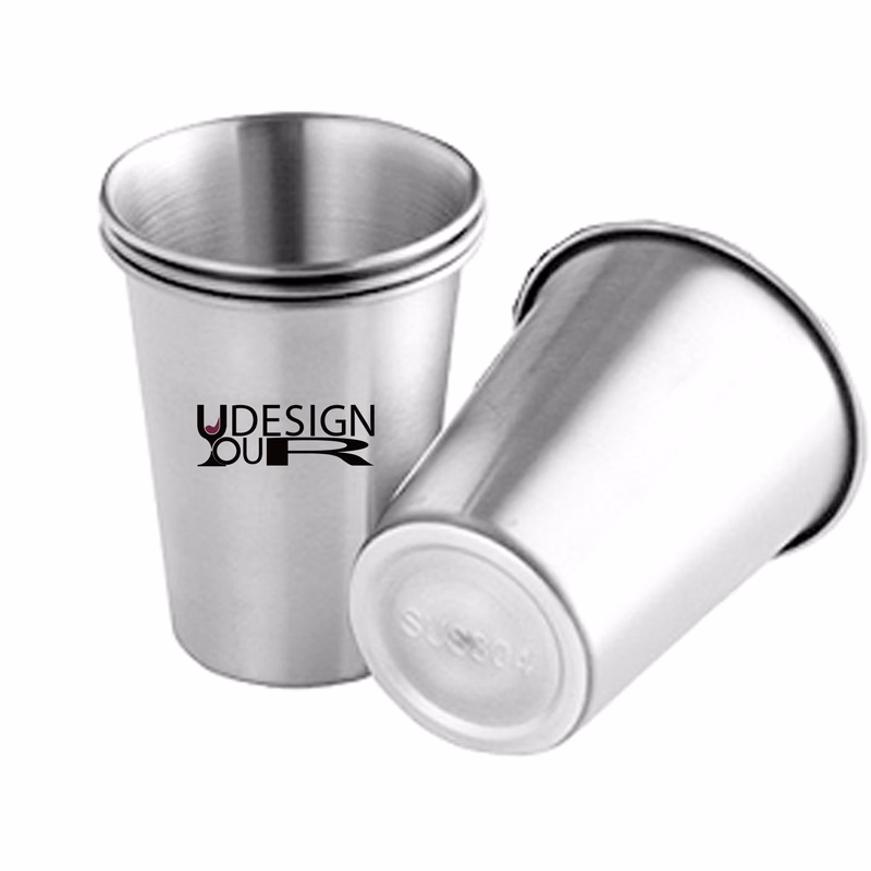 304 Stainless Steel Cups MOQ 10pcs