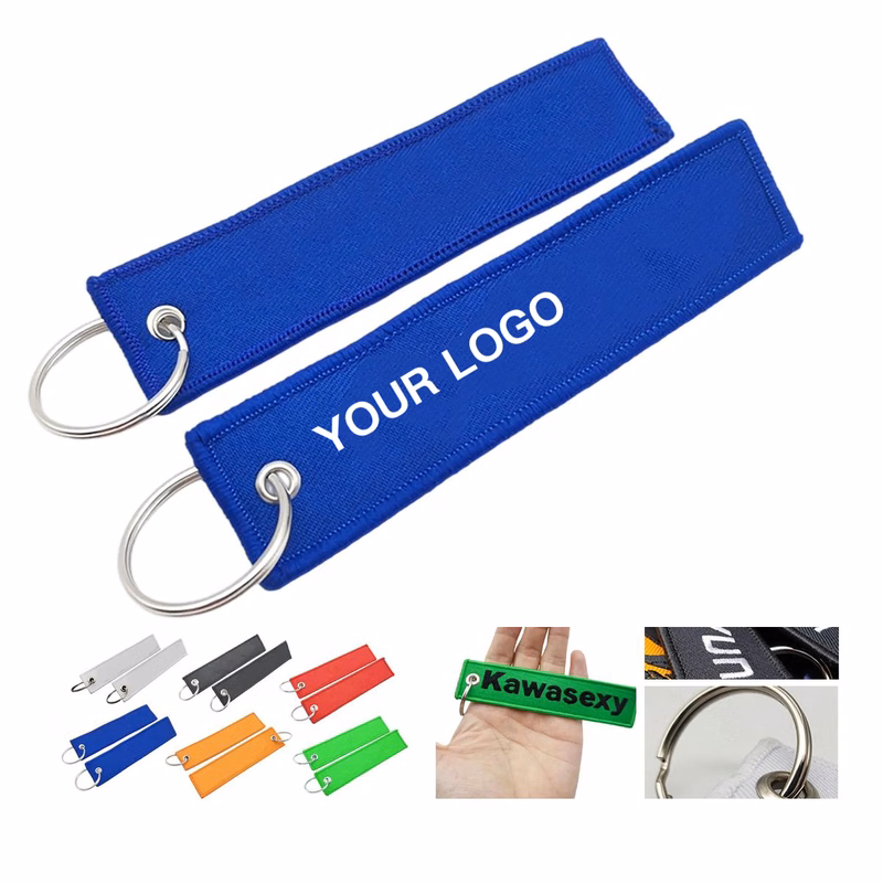 Durable Polyester Keychain with Embroidery