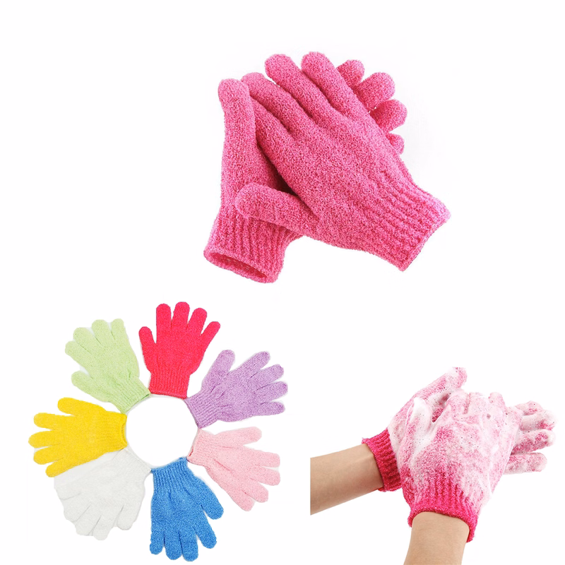 Premium Exfoliating Bath Gloves for Body Scrubbing