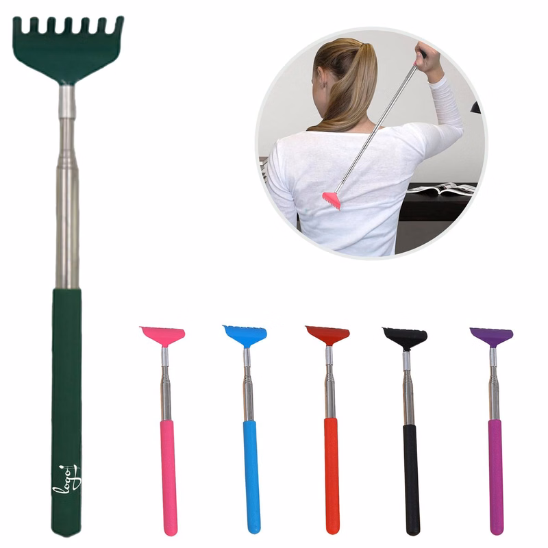 Portable Telescoping Metal Back Scratcher