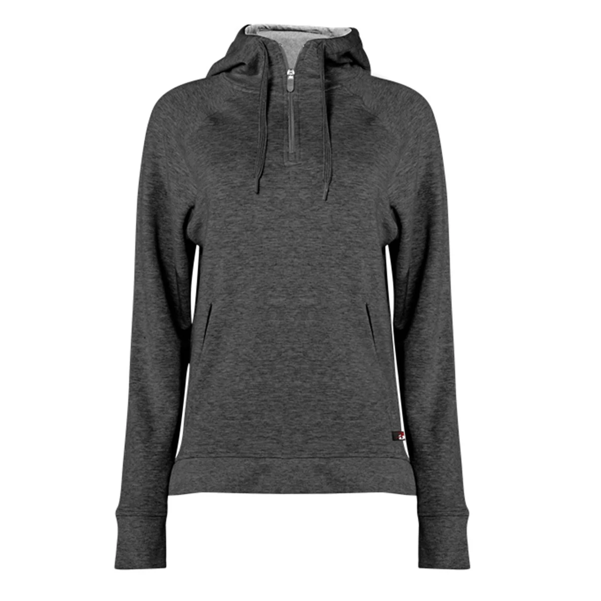 Women's FitFlex French Terry Quarter-Zip Hooded Pullover - 1051 1