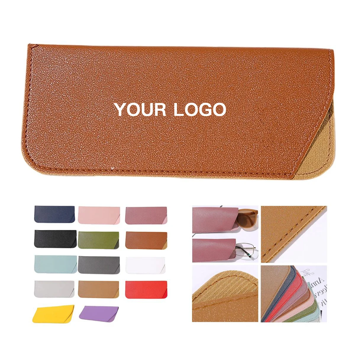 Portable Eyewear Case with PU Leather Construction 1