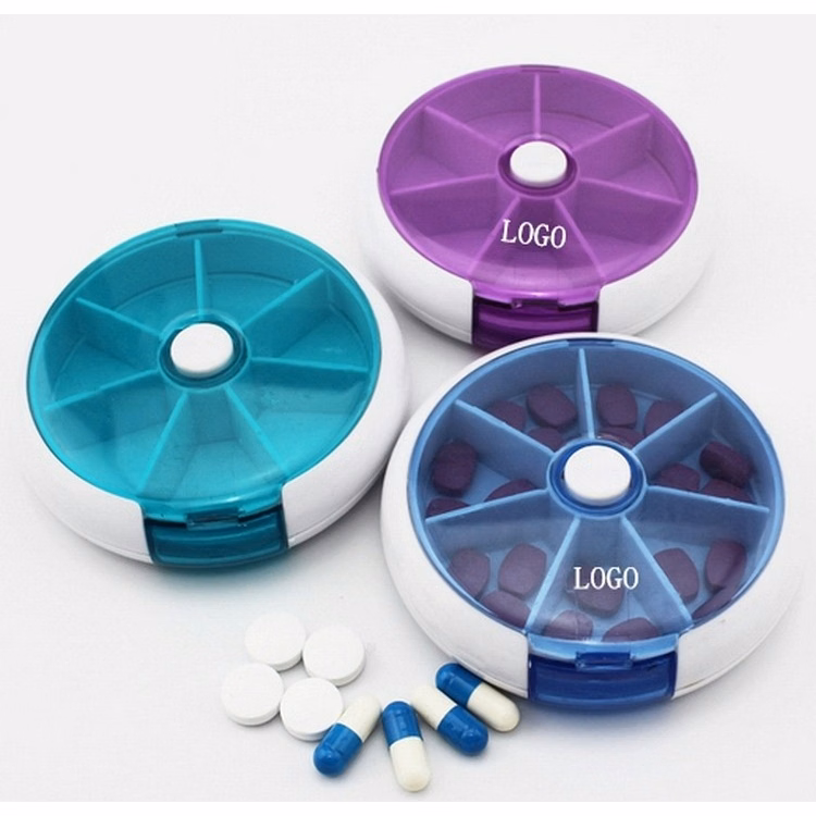 Round Twist Pill Box