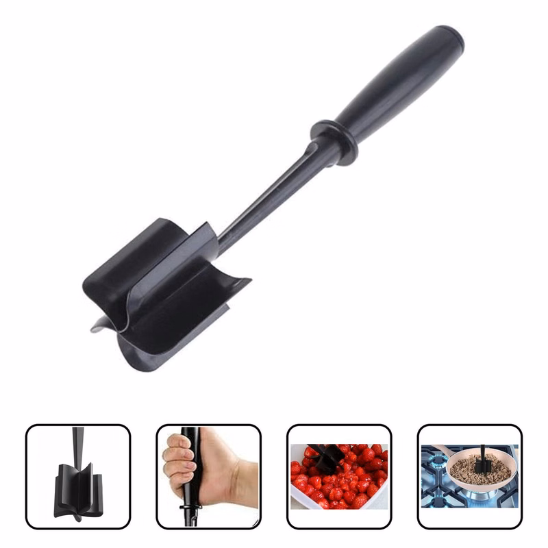 Heat-Resistant Ground Meat Masher