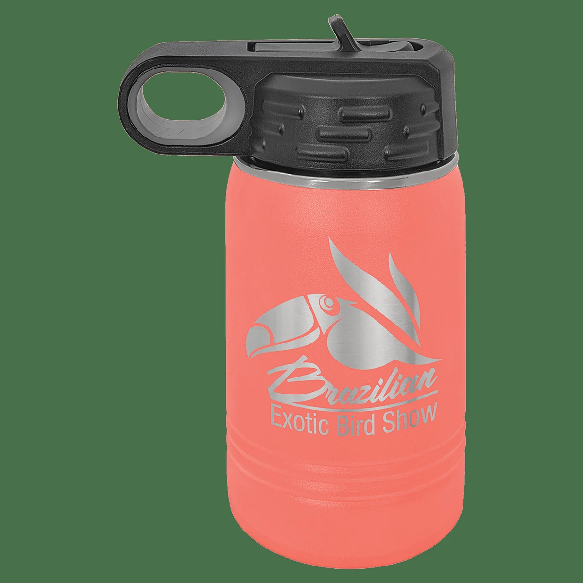 12 oz. Coral Laser Engraved Polar Camel Water Bottles 1