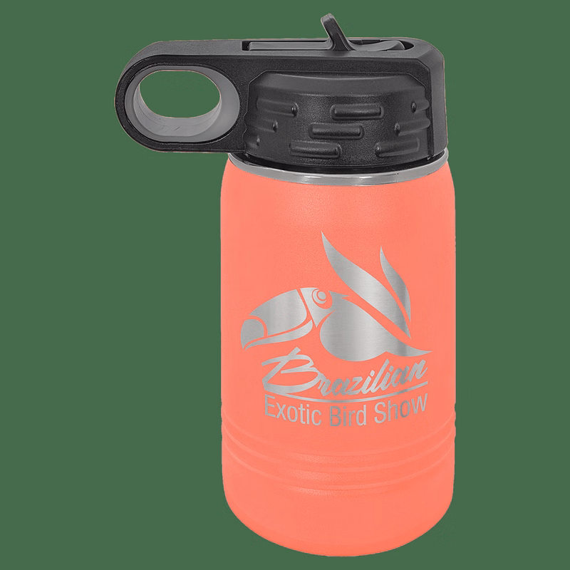 12 oz. Coral Laser Engraved Polar Camel Water Bottles