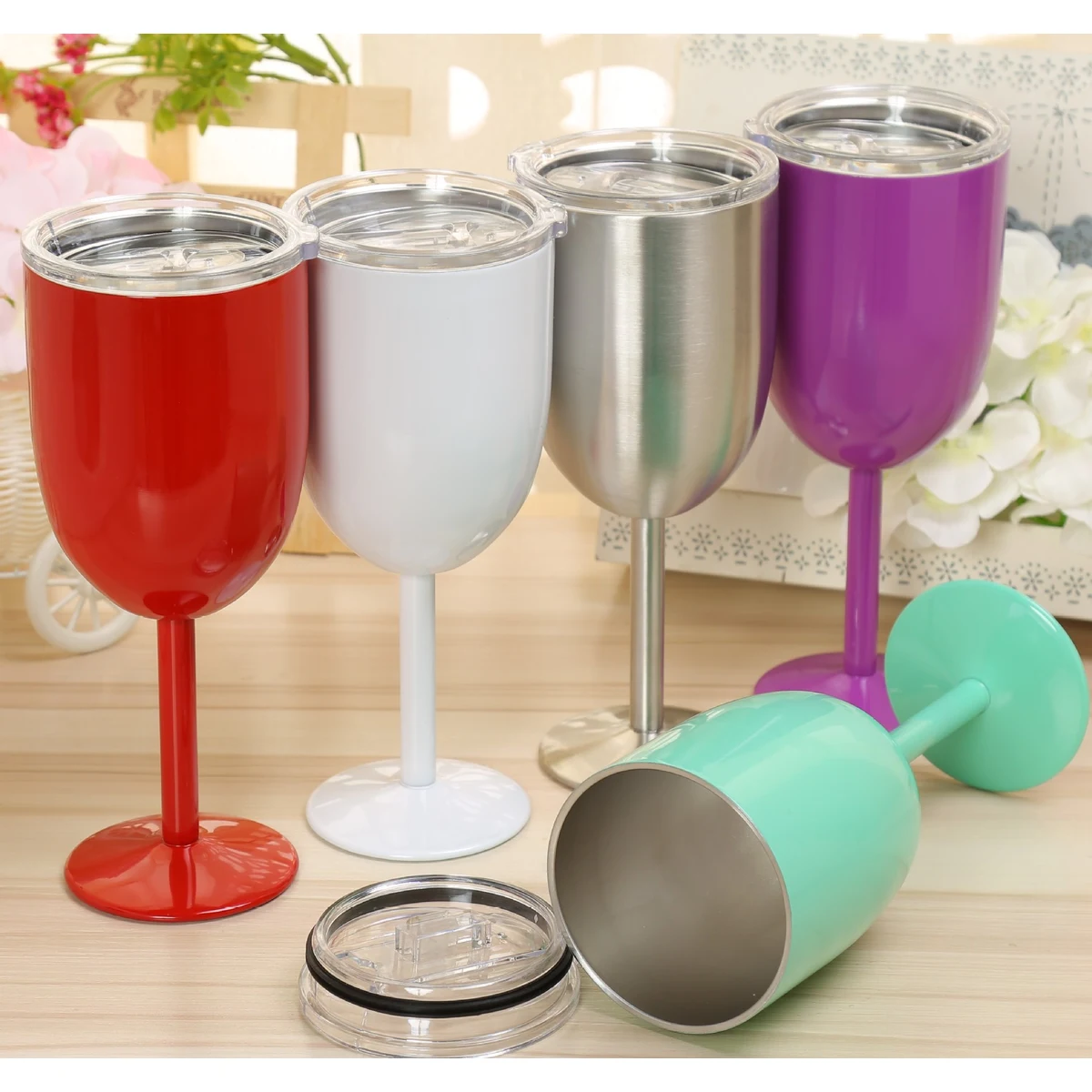 Stainless Wine Tumblers 1