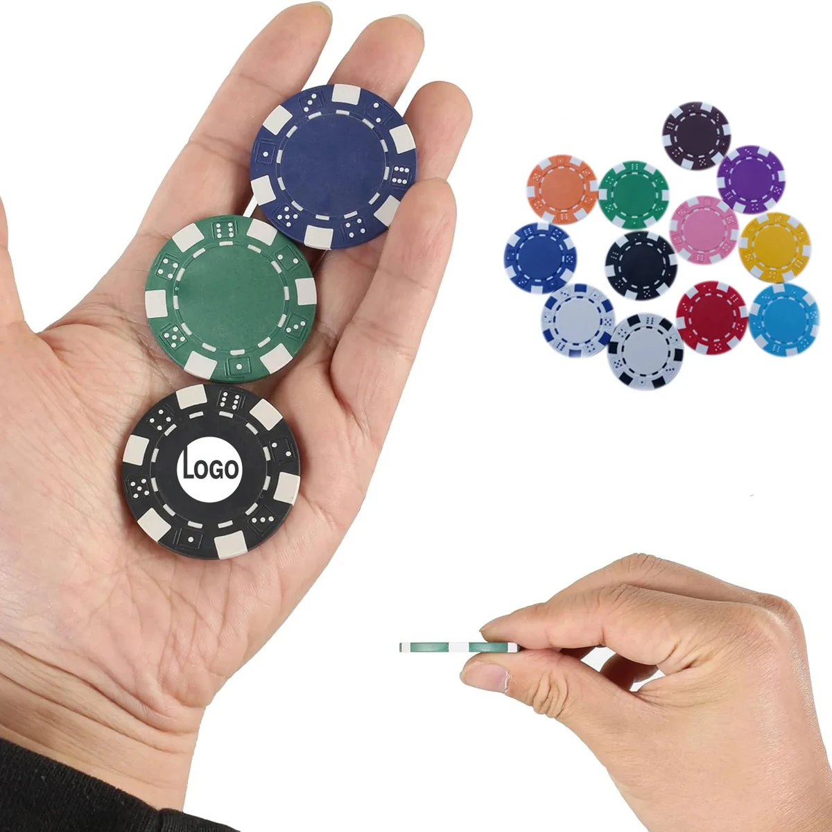 MOQ 100PCS 11.5Gram Poker Chips 1