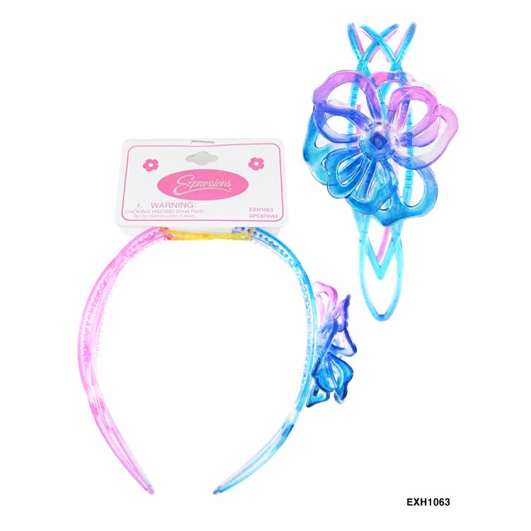 Flower Ombre Headbands - Blue/Pink/Purple